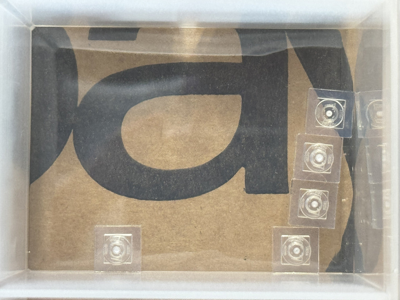 LEGO Parts - Trans-Clear Plate 1 x 1 - No 3024 - QTY 5