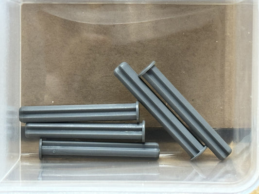 LEGO Parts - Dark Bluish Gray Technic, Axle 4L with Stop - No 87083 - QTY 5