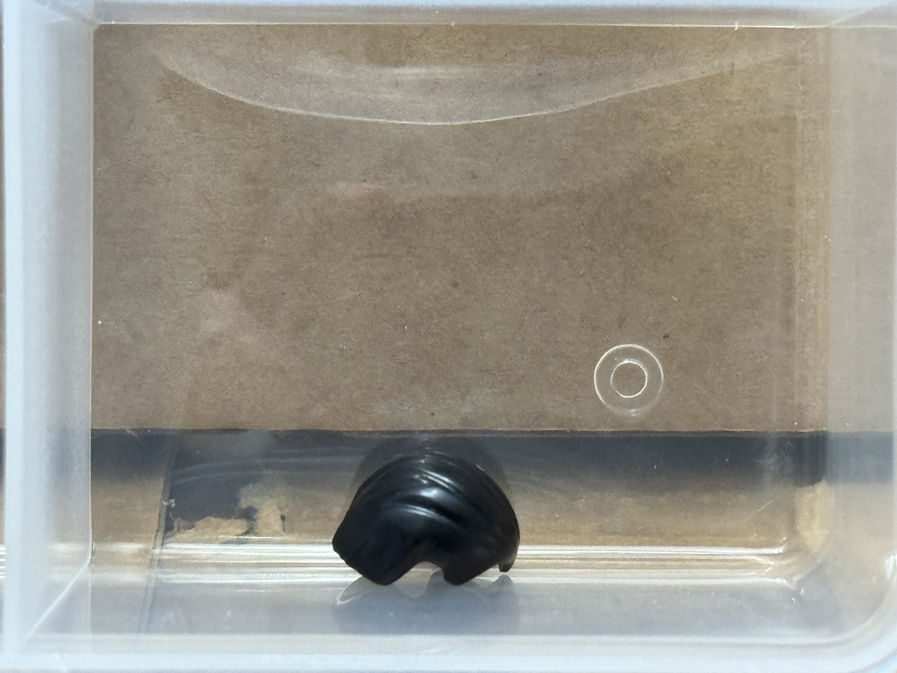 LEGO Parts - Black Minifigure, Hair Combed Front to Rear - No 92081 - QTY 1