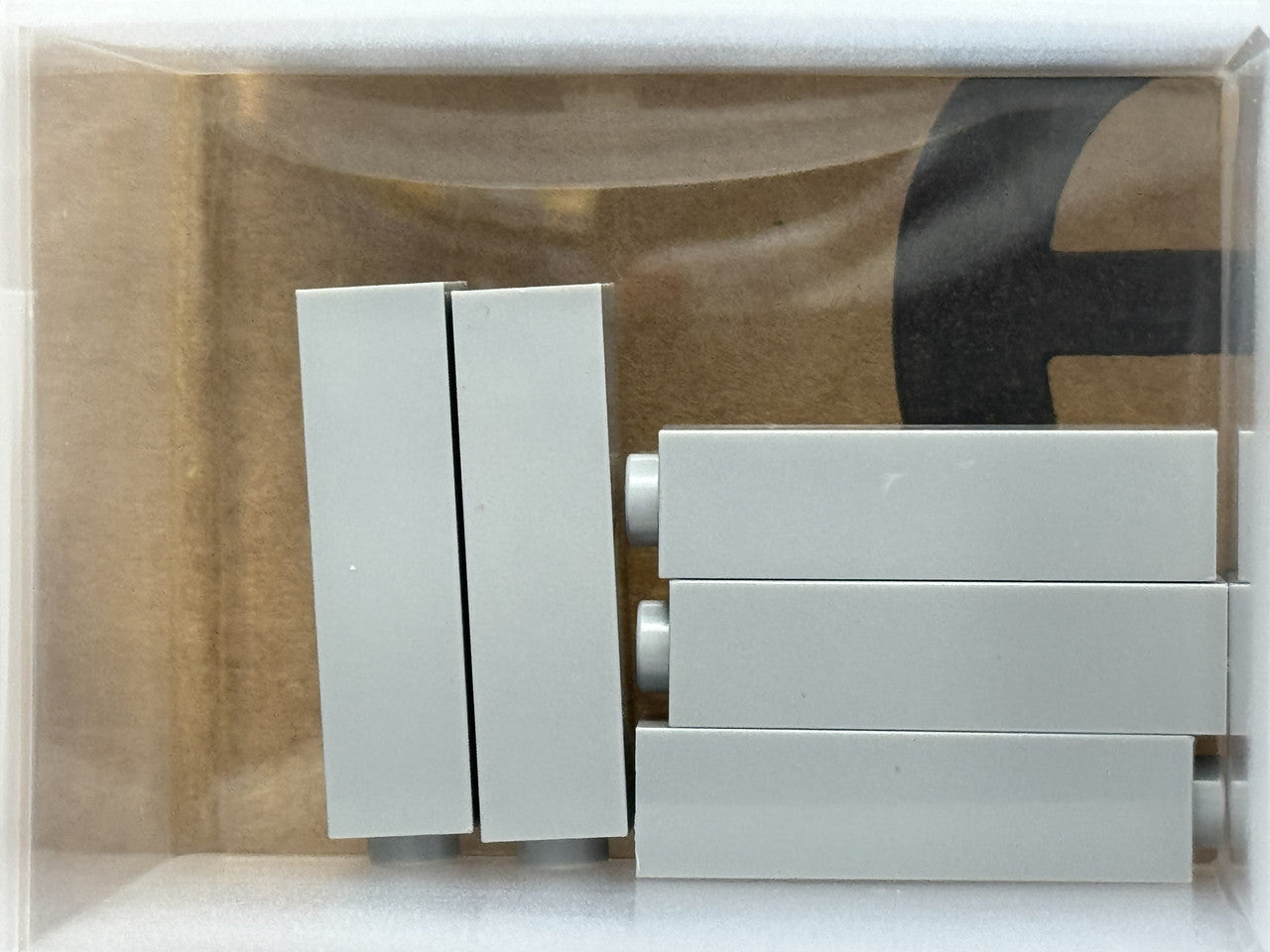 LEGO Parts - Light Bluish Gray Brick 1 x 1 x 3 - No 14716 - QTY 5