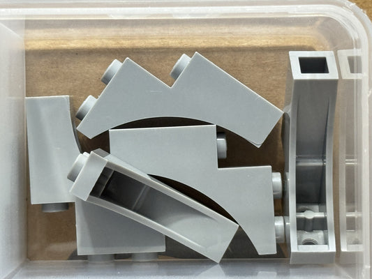 LEGO Parts - Light Bluish Gray Arch 1 x 3 x 3 - No 13965 - QTY 5