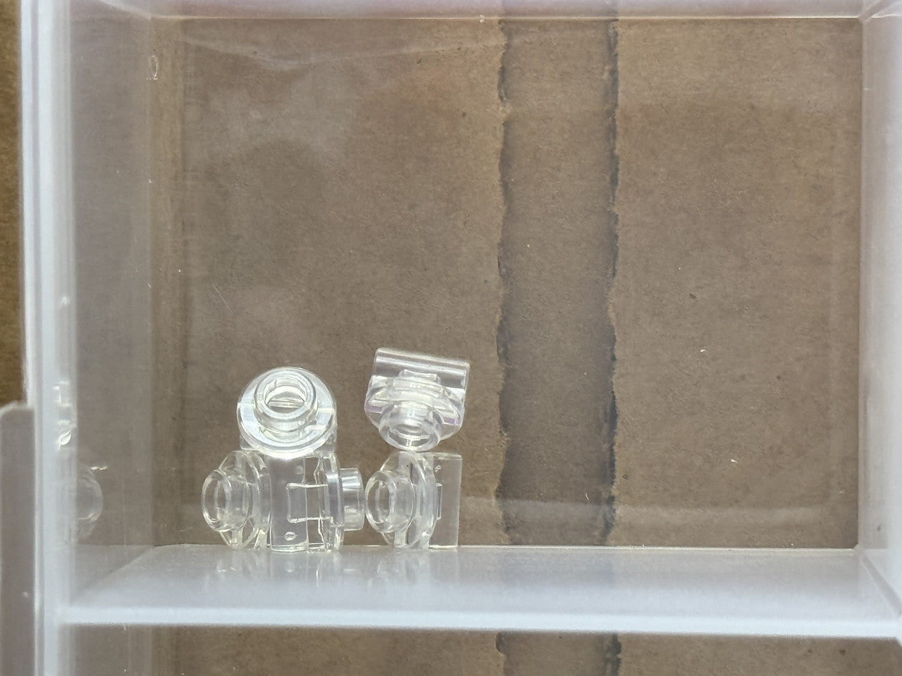 LEGO Parts - Trans-Clear Plate, Round 1 x 1 Handle Long Stem - No 79194 - QTY 5