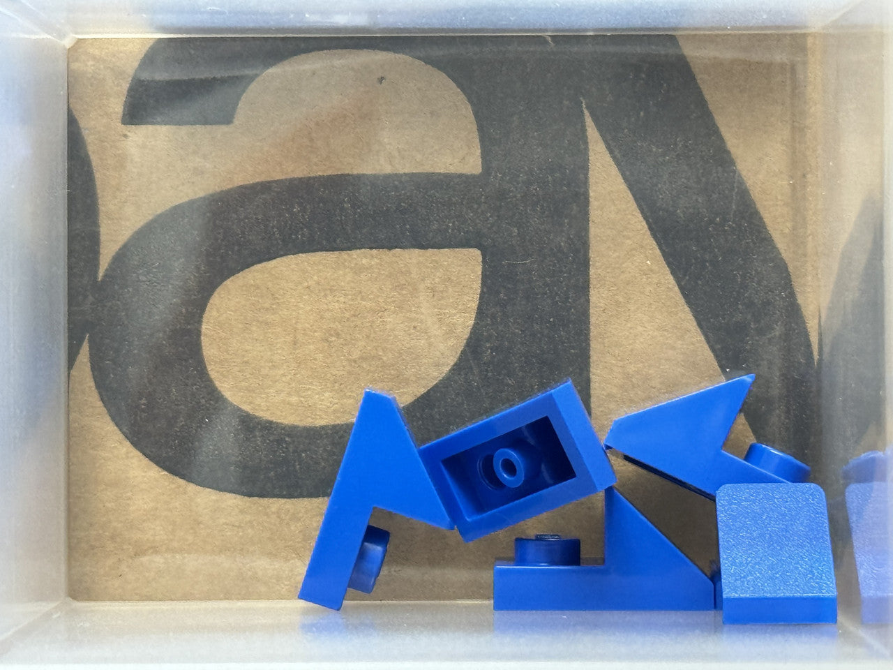 LEGO Parts - Blue Slope 45 2 x 1 with 2/3 Cutout - No 92946 - QTY 5