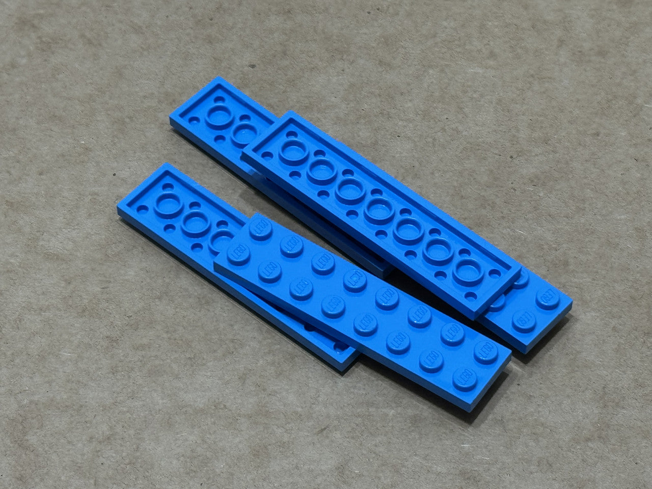LEGO Parts - Dark Azure Plate 2 x 8 - No 3034 - QTY 5