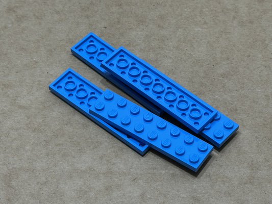 LEGO Parts - Dark Azure Plate 2 x 8 - No 3034 - QTY 5