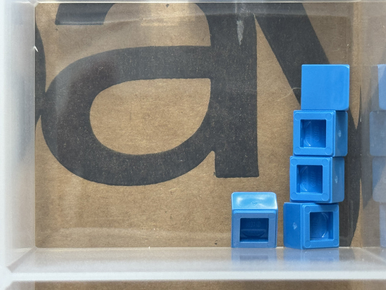 LEGO Parts - Dark Azure Slope 30 1 x 1 x 2/3 - No 54200 - QTY 5