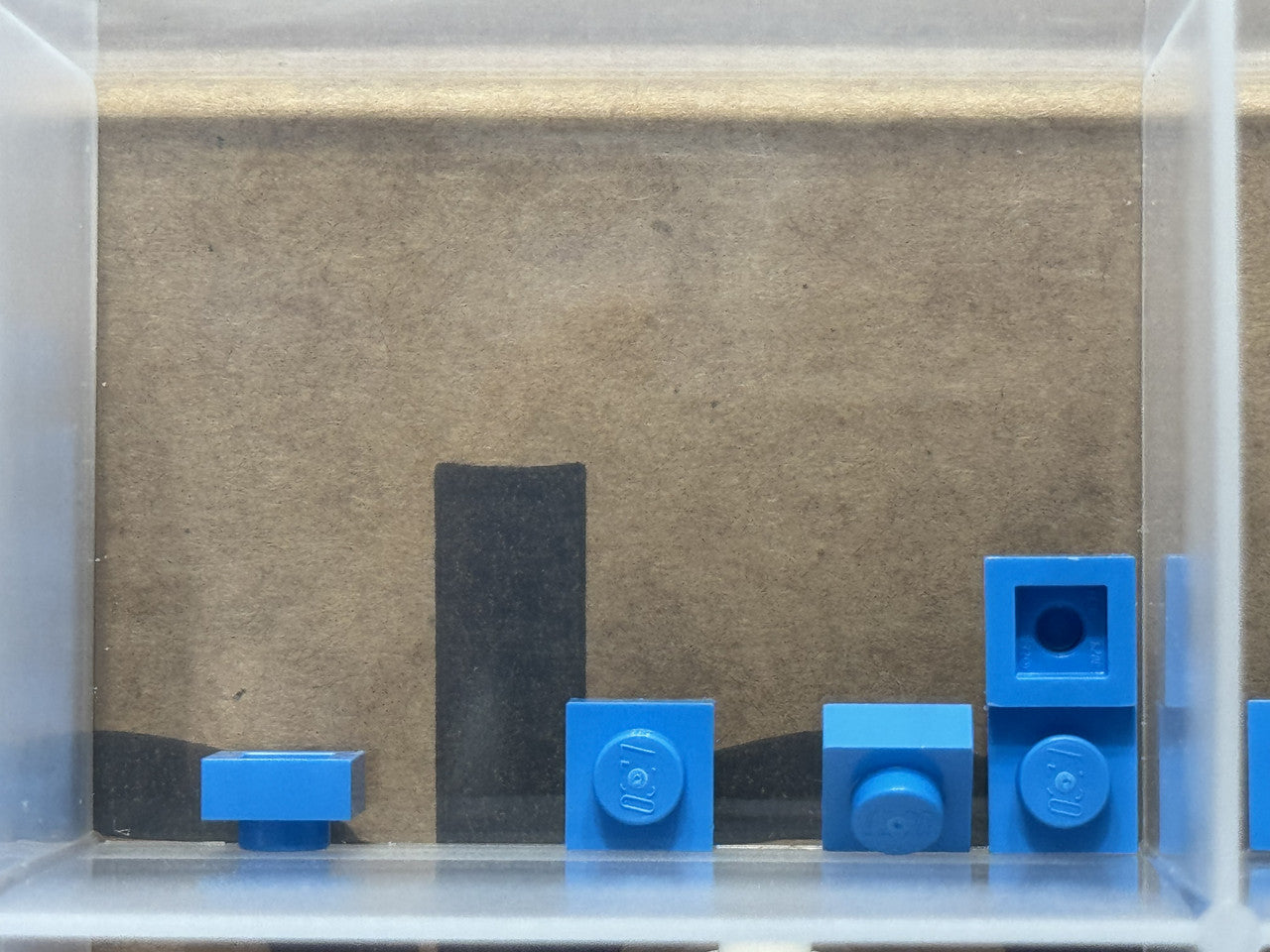 LEGO Parts - Dark Azure Plate 1 x 1 - No 3024 - QTY 5