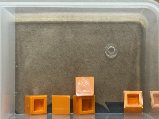 LEGO Parts - Orange Slope 30 1 x 1 x 2/3 - No 54200 - QTY 5