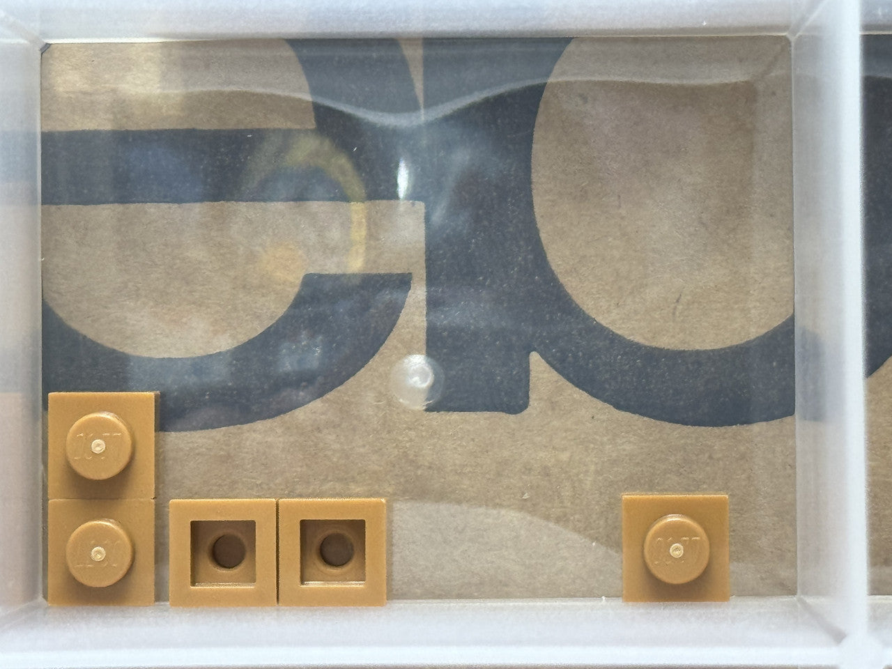 LEGO Parts - Medium Nougat Plate 1 x 1 - No 3024 - QTY 5