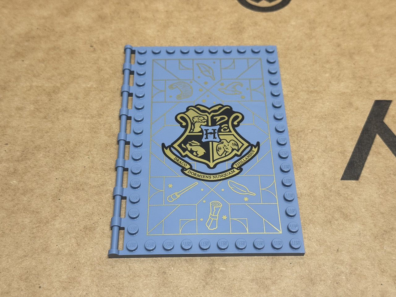 LEGO Parts - Sand Blue 10 x 16 Hogwarts Charms Class - No 69934pb001 - QTY 1