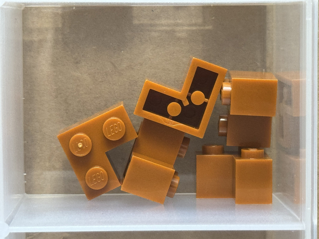 LEGO Parts - Dark Orange Brick 2 x 2 Corner - No 2357 - QTY 5