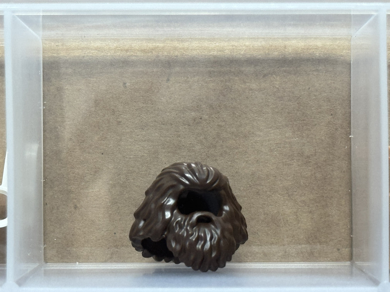 LEGO Parts - Dark Brown Minifigure, Hair Shaggy Long Beard - No 37784 - QTY 1