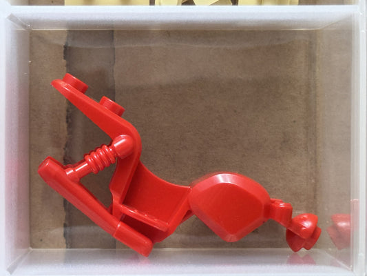 LEGO Parts - Red Motorcycle Fairing, Cruiser - No 65521 - QTY 1