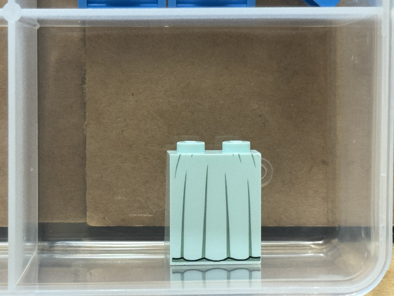 LEGO Parts - Light Aqua Slope 65 2 x 2 Minifigure Dress - No 3678bpb097 - QTY 1