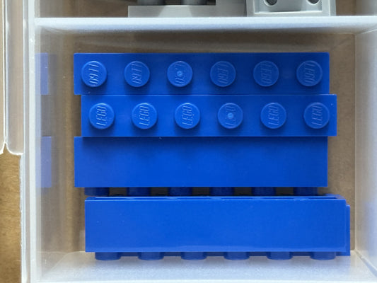 LEGO Parts - Blue Brick 1 x 6 - No 3009 - QTY 5