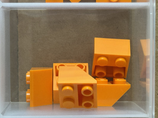 LEGO Parts - Orange Slope, Inverted 45 2 x 2 - No 3660 - QTY 5