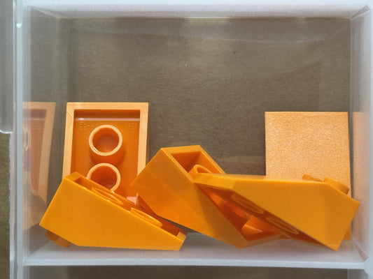 LEGO Parts - Orange Slope 33 3 x 2 - No 3298 - QTY 5