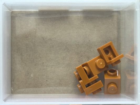 LEGO Parts - Dark Orange Bracket 1 x 1 - 1 x 1 - No 36841 - QTY 5