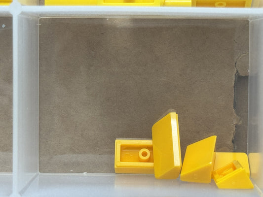 LEGO Parts - Bright Light Orange Slope 30 1 x 2 x 2/3 - No 85984 - QTY 5