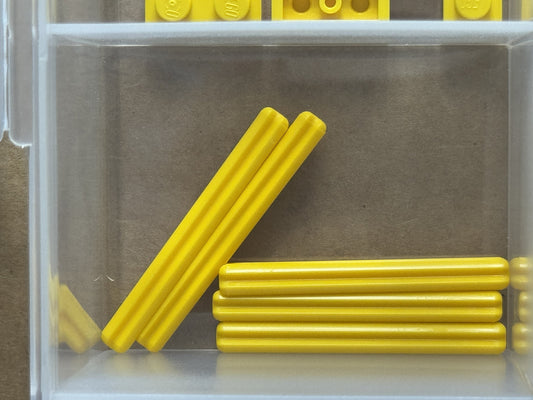 LEGO Parts - Yellow Technic, Axle 5L - No 32073 - QTY 5