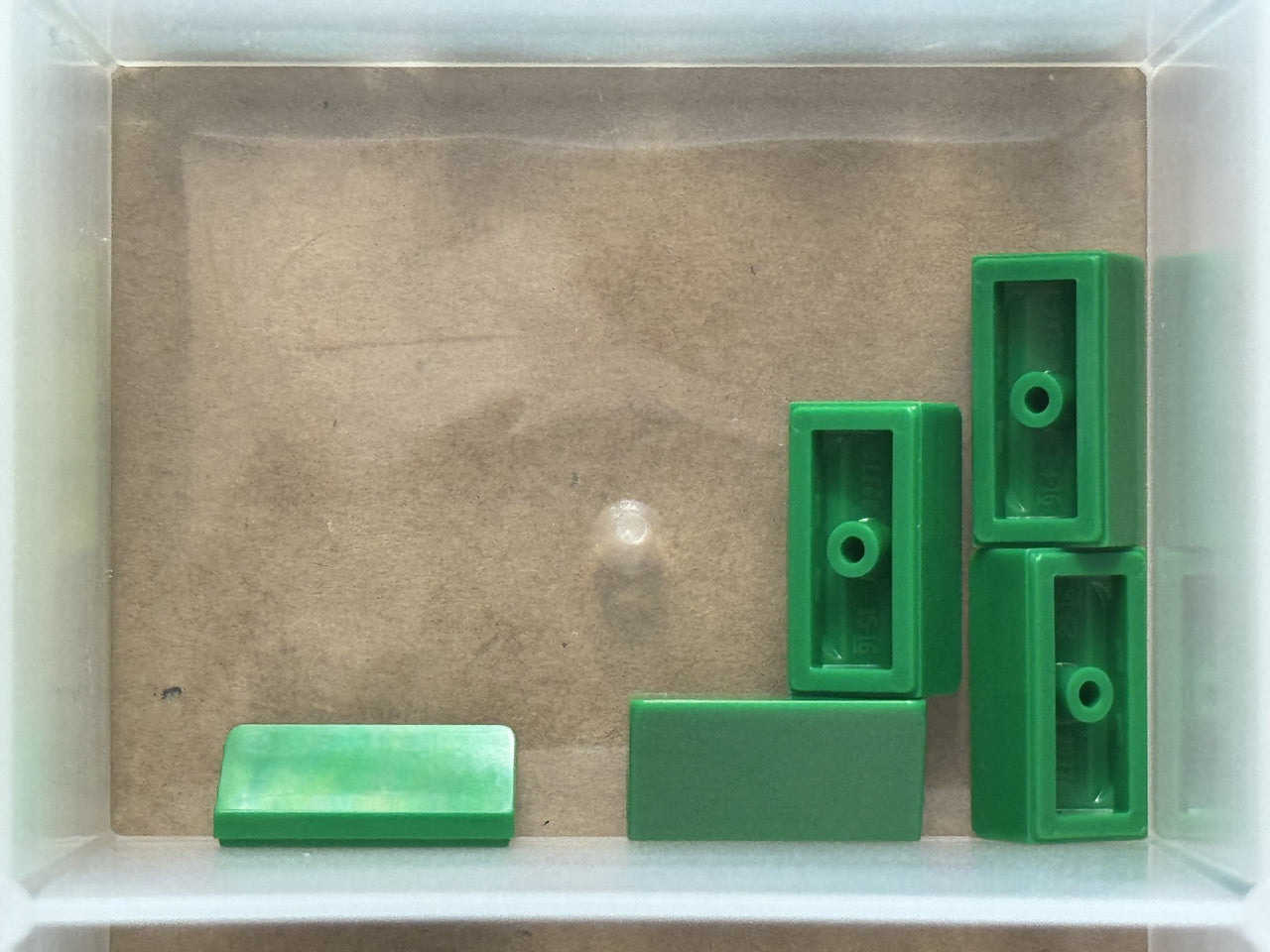 LEGO Parts - Green Slope 30 1 x 2 x 2/3 - No 85984 - QTY 5