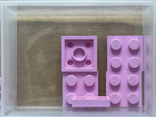 LEGO Parts - Bright Pink Plate 2 x 2 - No 3022 - QTY 5
