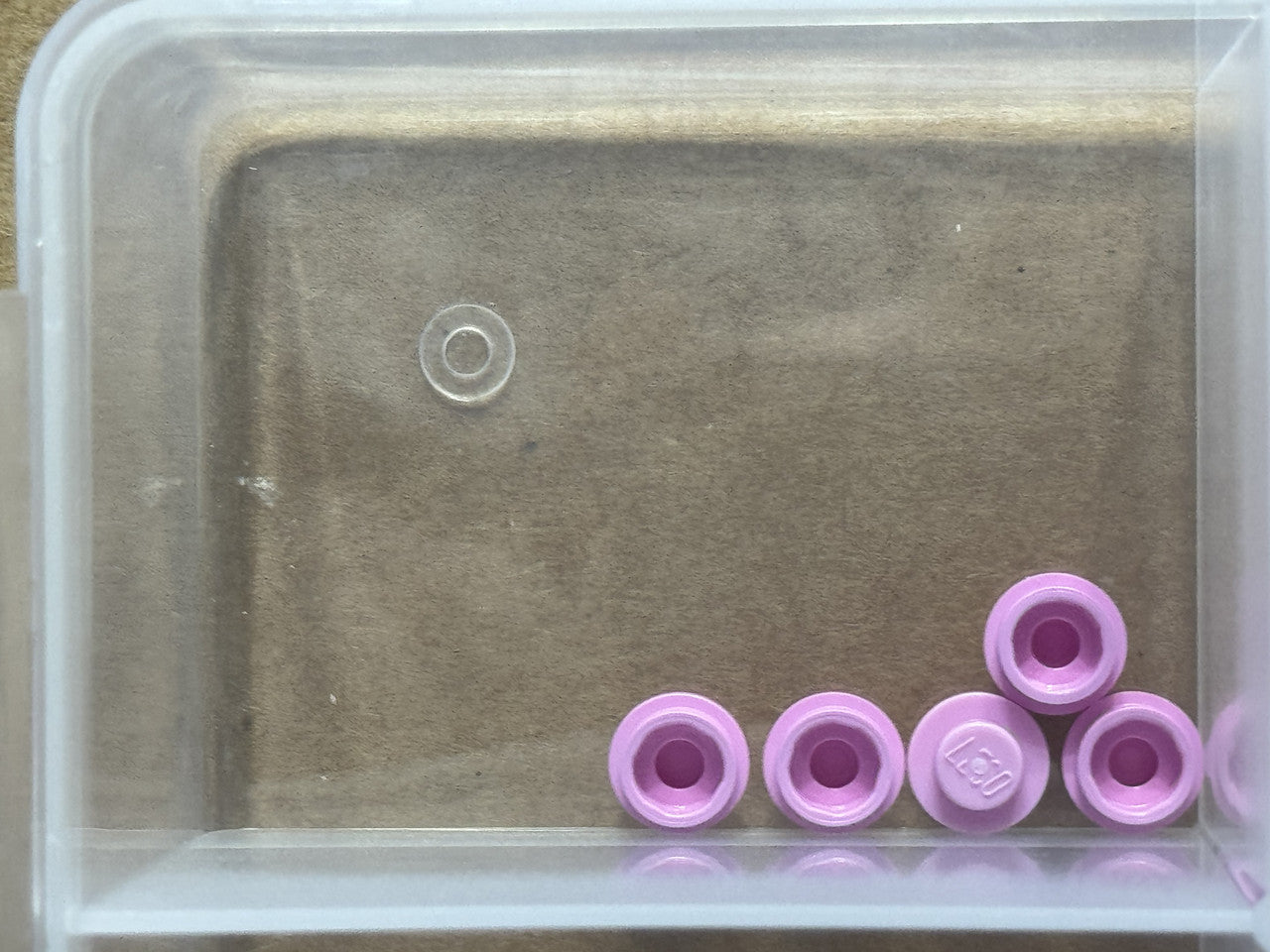 LEGO Parts - Bright Pink Plate, Round 1 x 1 - No 4073 - QTY 5