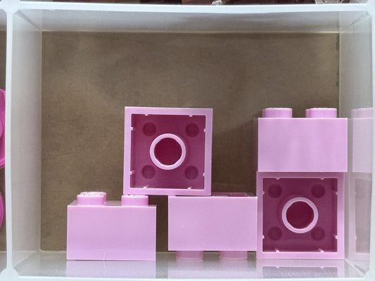 LEGO Parts - Bright Pink Brick 2 x 2 - No 3003 - QTY 5