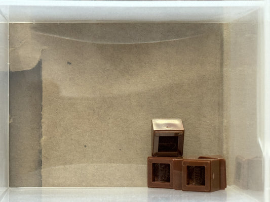 LEGO Parts - Reddish Brown Slope 30 1 x 1 x 2/3 - No 54200 - QTY 5