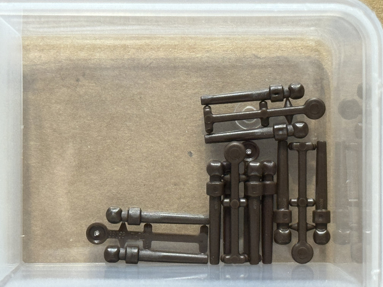 LEGO Parts - Dark Brown Minifigure, Utensil Wand, 2 on Sprue - No 36752 - QTY 5