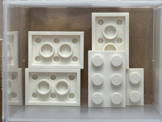 LEGO Parts - White Plate 2 x 3 - No 3021 - QTY 5