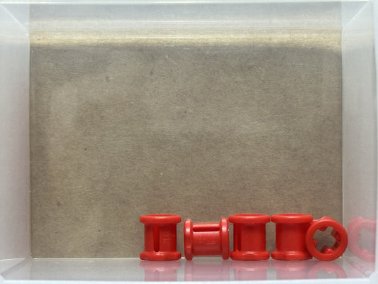 LEGO Parts - Red Technic Bush - No 3713 - QTY 5
