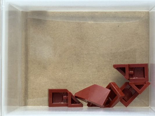 LEGO Parts - Dark Red Wedge 2 x 1 x 2/3 Right - No 29119 - QTY 5
