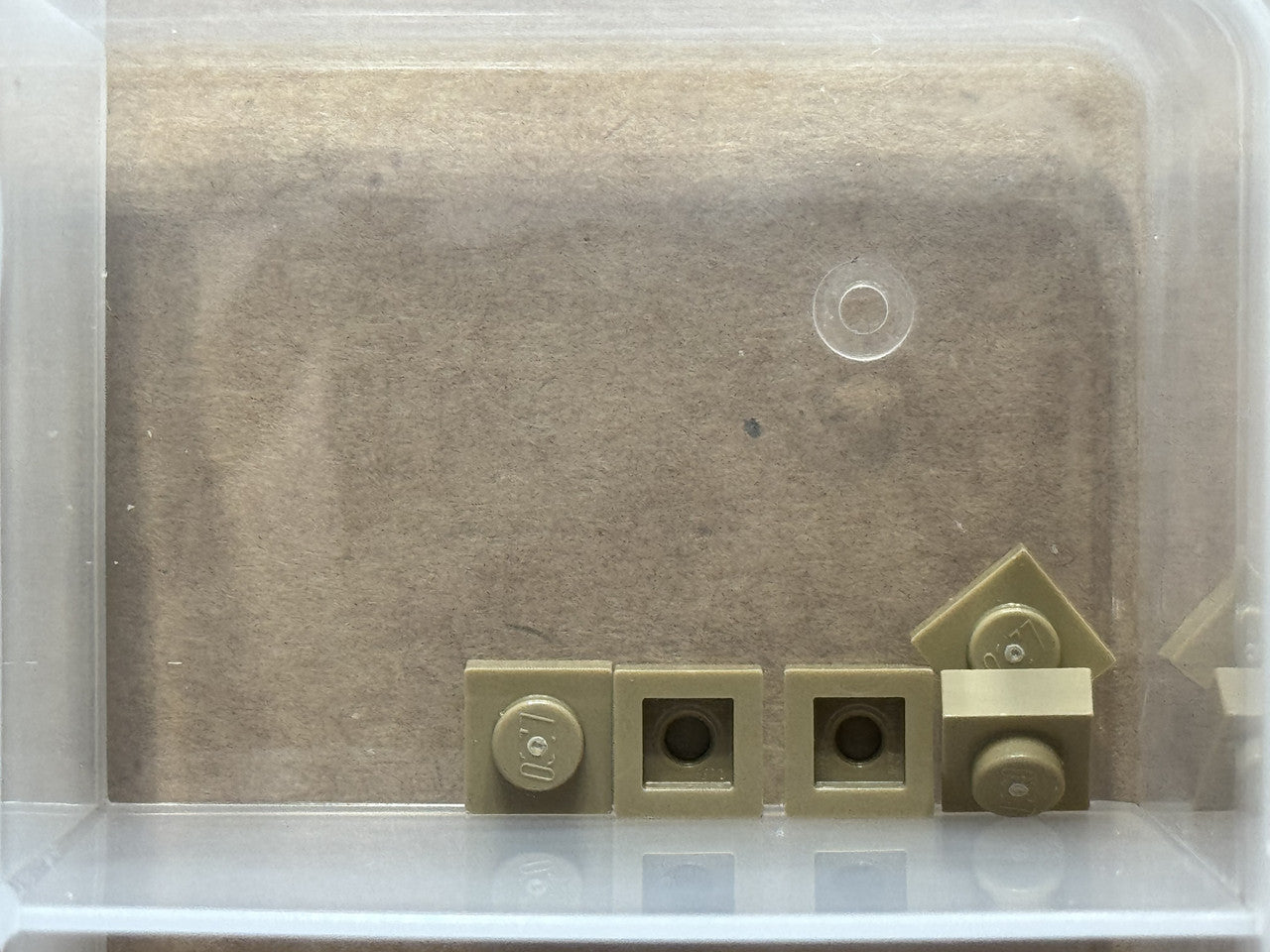 LEGO Parts - Dark Tan Plate 1 x 1 - No 3024 - QTY 5