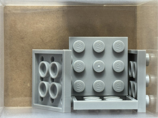 LEGO Parts - Light Bluish Gray Plate 3 x 3 - No 11212 - QTY 5