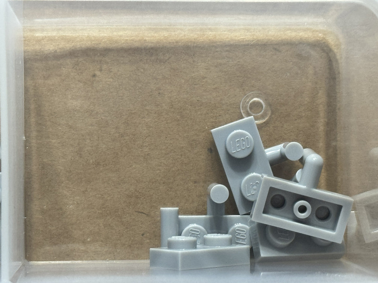 LEGO Parts - Light Bluish Gray Plate 1 x 2 with Bar Arm Up - No 4623b - QTY 5