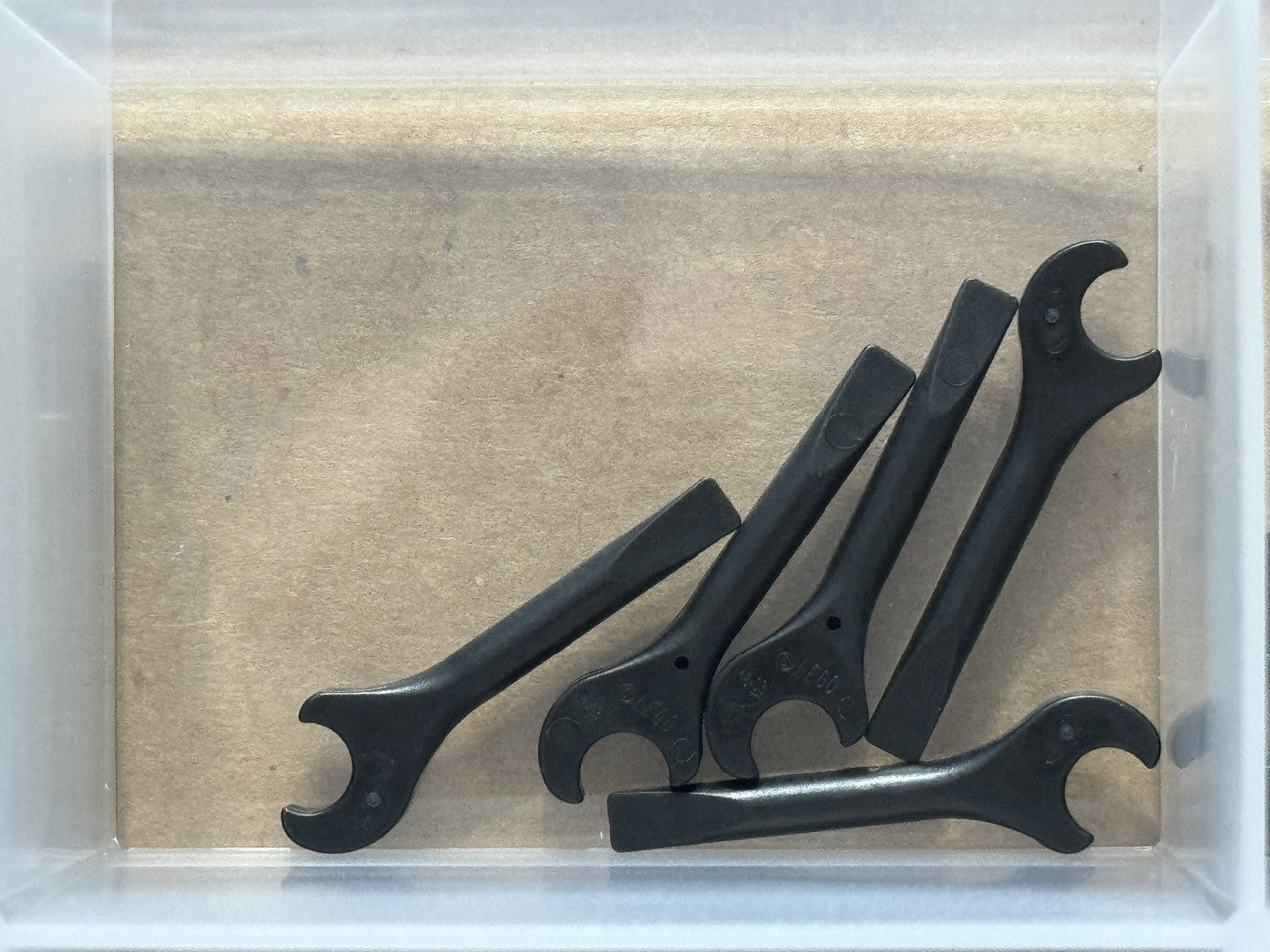 LEGO Parts - Black Minifigure Spanner Wrench / Screwdriver - No 4006 - QTY 5