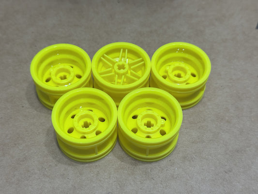 LEGO Parts - Neon Yellow Wheel 30.4mm D. x 20mm - No 56145 - QTY 5