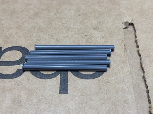 LEGO Parts - Dark Bluish Gray Technic, Axle 8L with Stop - No 55013 - QTY 5