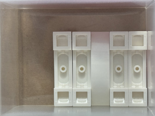 LEGO Parts - White Slope, Curved 4 x 1 x 2/3 Double - No 93273 - QTY 5