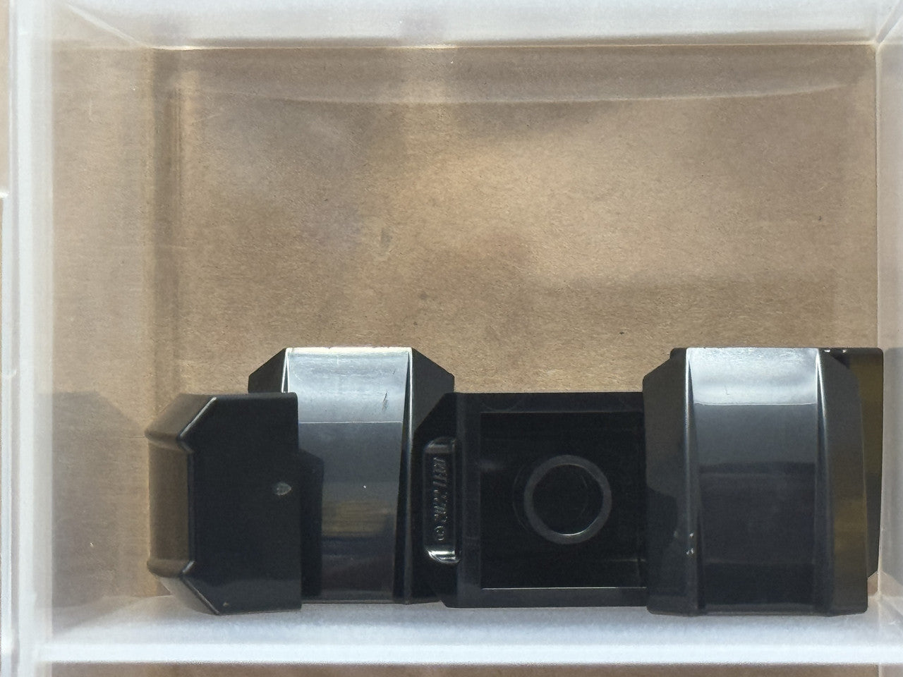 LEGO Parts - Black Slope, Curved 2 x 2 Lip - No 30602 - QTY 5