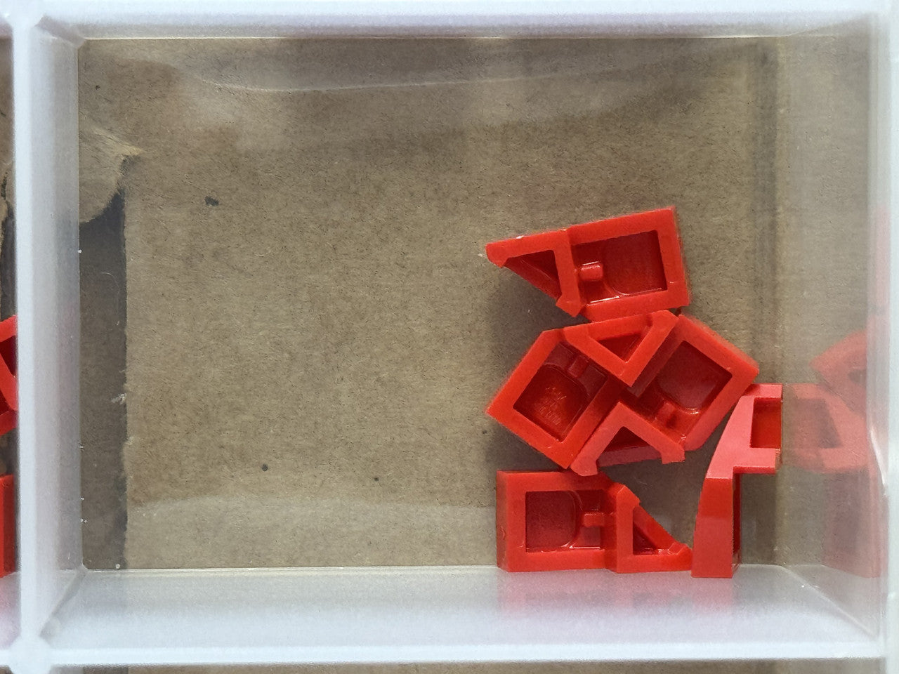 LEGO Parts - Red Wedge 2 x 1 x 2/3 Right - No 29119 - QTY 5