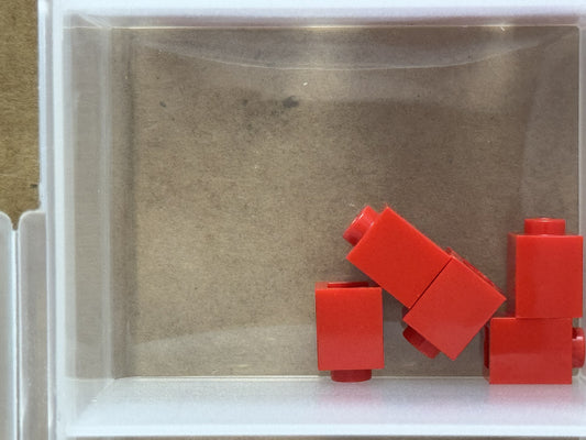 LEGO Parts - Red Brick 1 x 1 - No 3005 - QTY 5