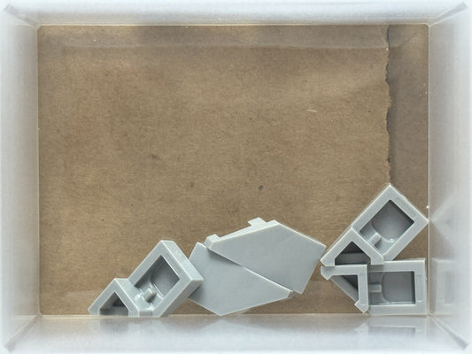 LEGO Parts - Light Bluish Gray Wedge 2 x 1 x 2/3 Right - No 29119 - QTY 5