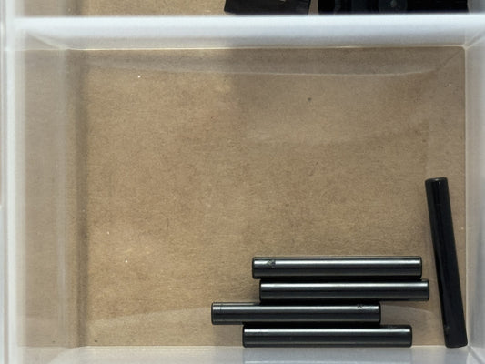 LEGO Parts - Black Bar 3L (Bar Arrow) - No 87994 - QTY 5