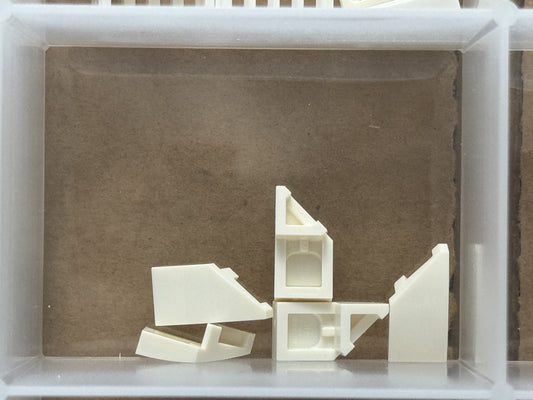 LEGO Parts - White Wedge 2 x 1 x 2/3 Left - No 29120 - QTY 5
