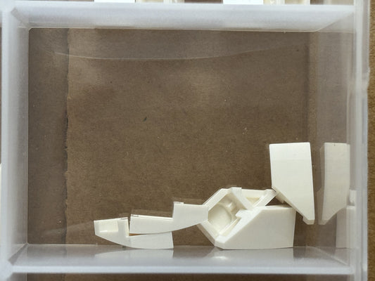 LEGO Parts - White Wedge 2 x 1 x 2/3 Right - No 29119 - QTY 5