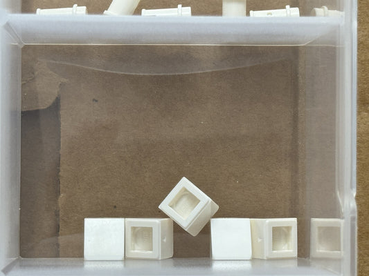 LEGO Parts - White Slope 30 1 x 1 x 2/3 - No 54200 - QTY 5