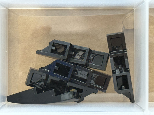 LEGO Parts - Black Wedge 4 x 1 Left - No 5415 - QTY 5