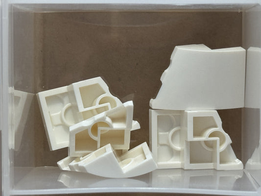 LEGO Parts - White Wedge 3 x 2 Right No Studs - No 80178 - QTY 5